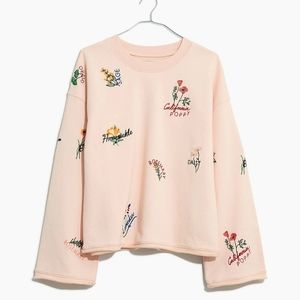Madewell botanical sweatshirt